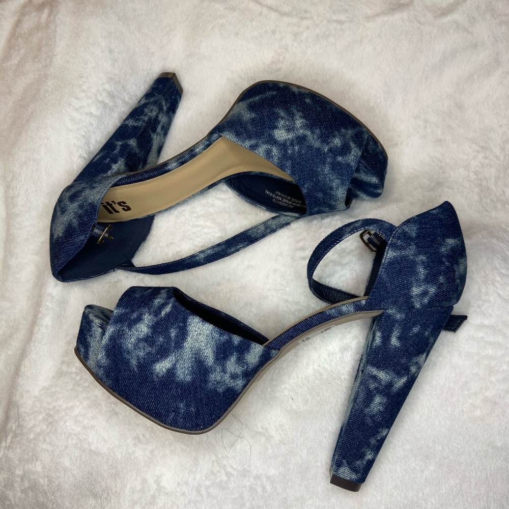Denim Heels